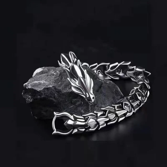 Stainless Steel Dragon Bracelet - Image 5
